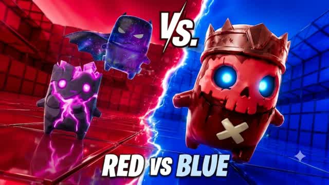 CRAZY MAGIC RED VS BLUE — Fortnite Creative map cover art