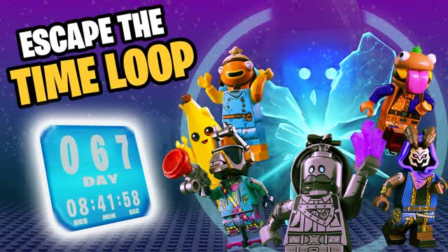 Escape The Time Loop — Fortnite Creative map cover art