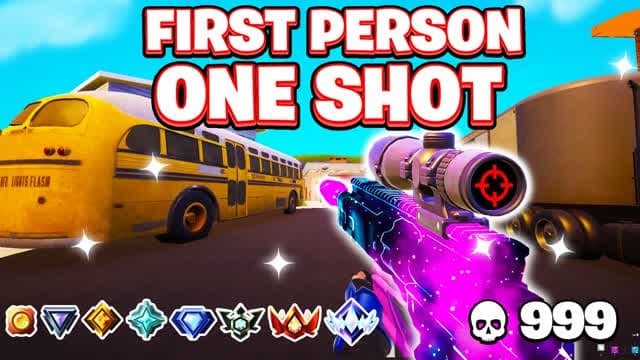 ⭐️FIRST PERSON GUN GAME NUKETOWN — Fortnite Creative map cover art