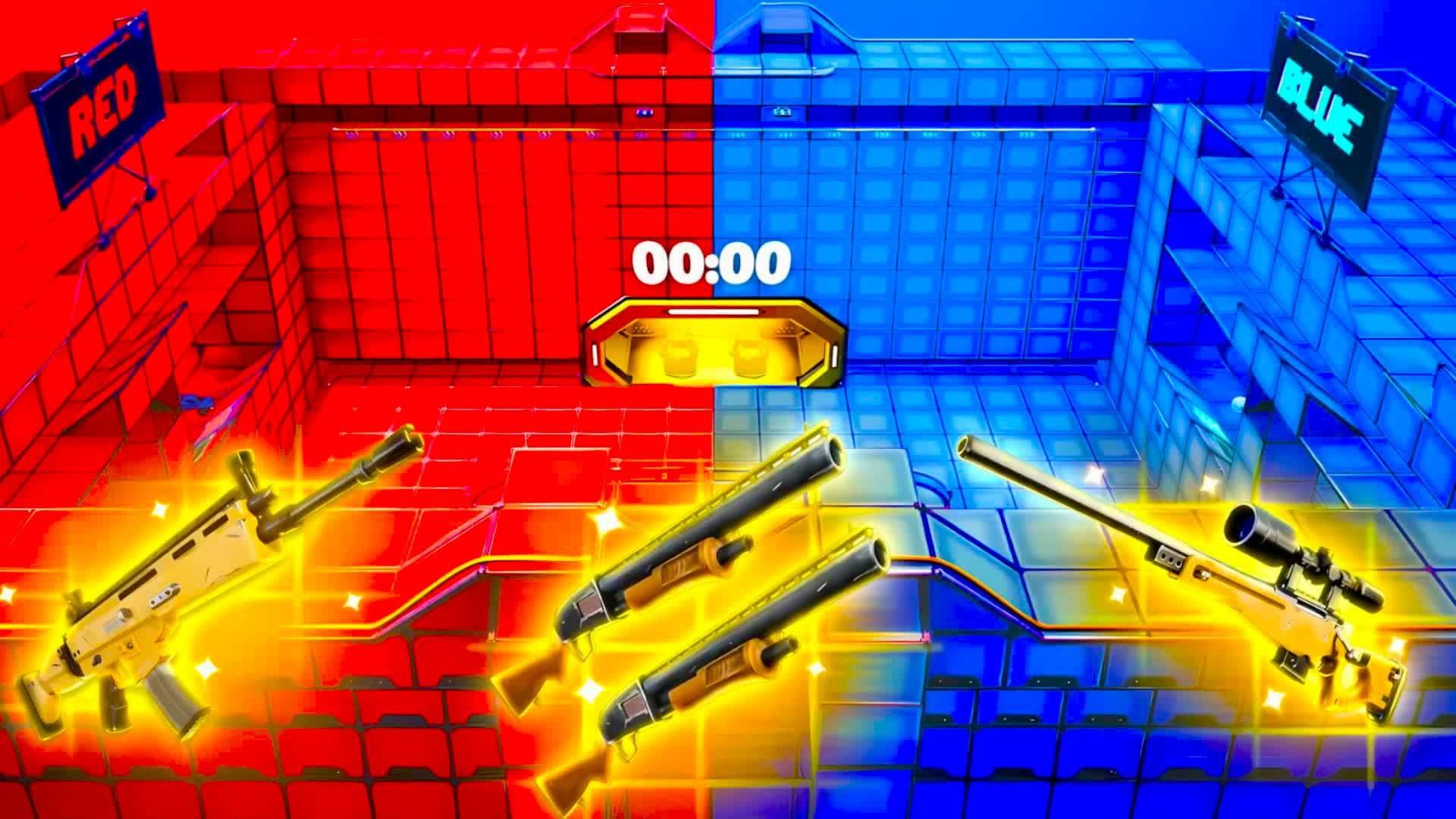 red vs blue rvb rvb red vs blue 1 v 1 gh — Fortnite Creative map
