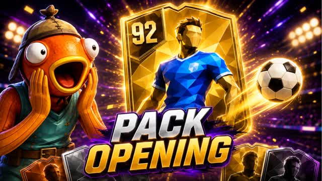 Pack Opening Tycoon — Fortnite Creative map cover art