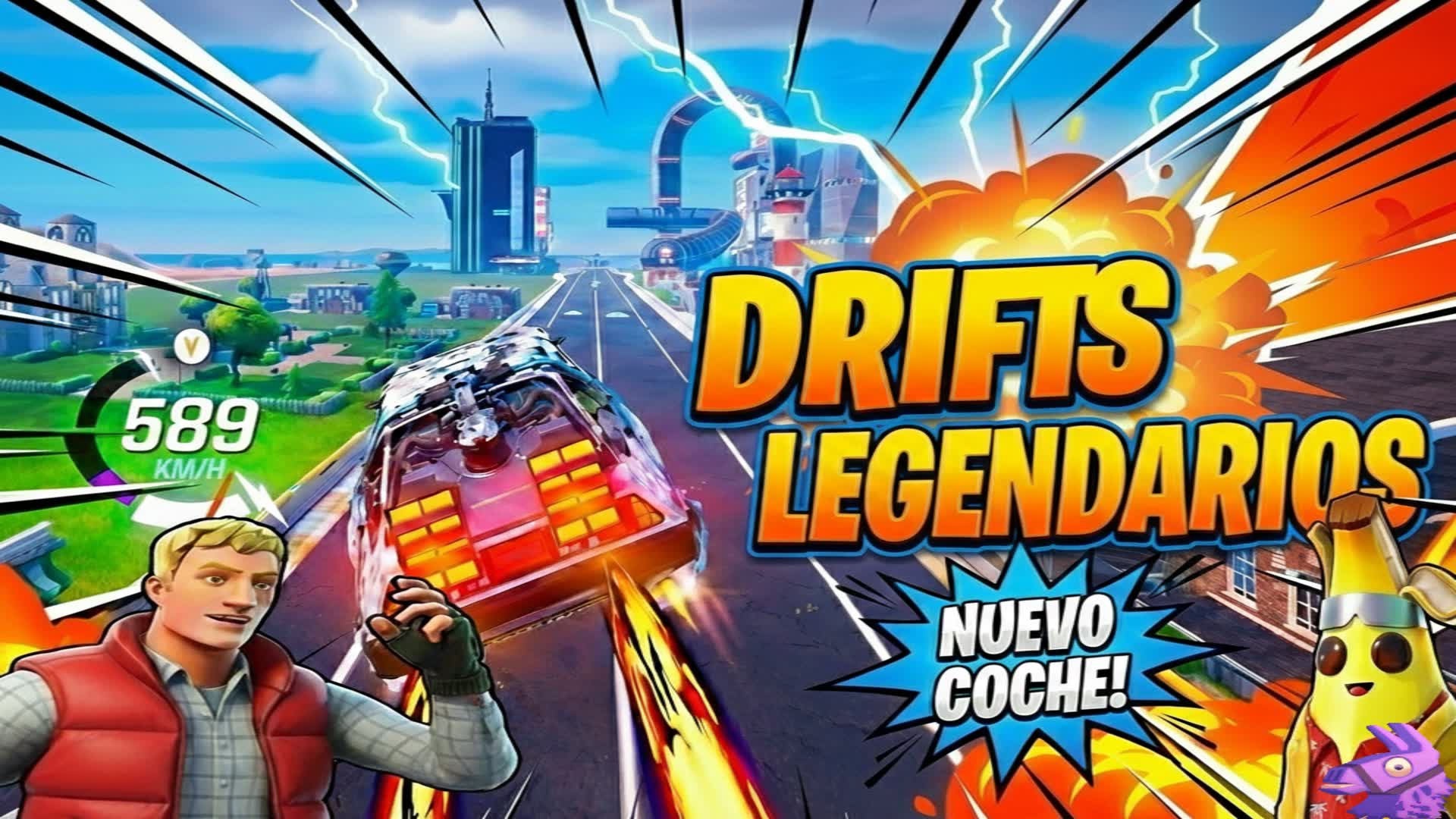 Back to the Future Racing — Fortnite Creative map