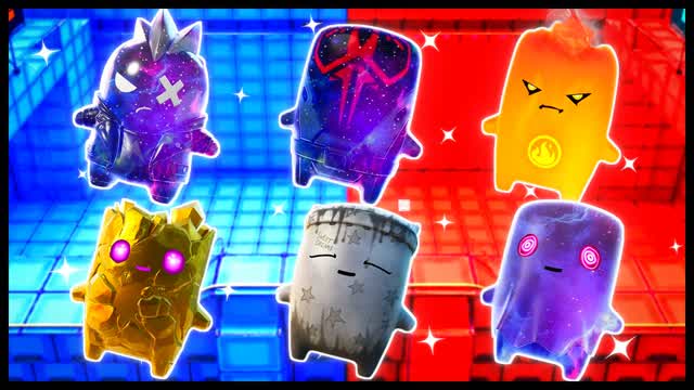 RED VS BLUE SONIC VECTOR 🔴🔵 — Fortnite Creative map cover art