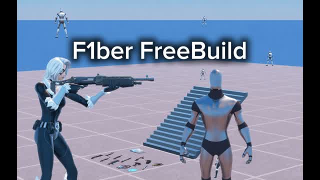 F1ber FreeBuild (With Bots) — Fortnite Creative map cover art