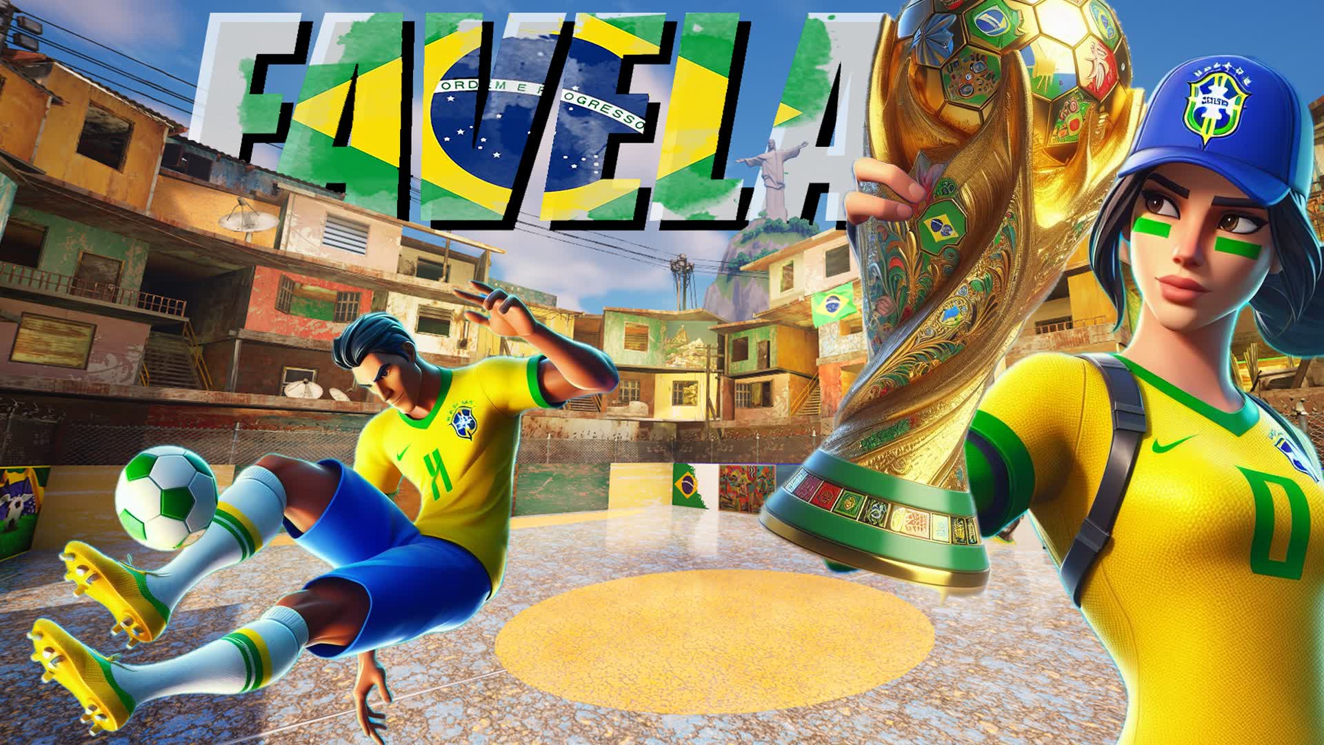 FAVELA BRASIL - FREE FOR ALL — Fortnite Creative map