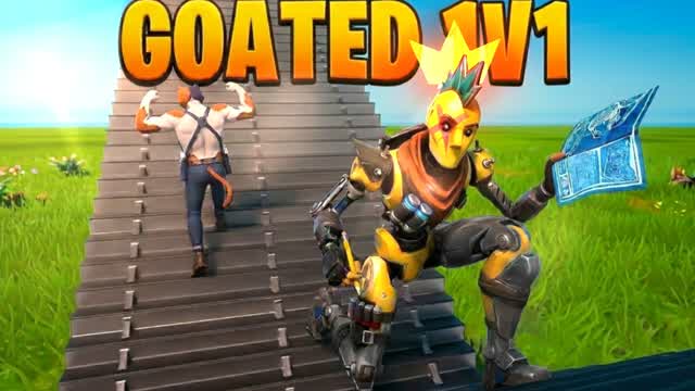 GOATED 1V1s 🐐 — Fortnite Creative map cover art