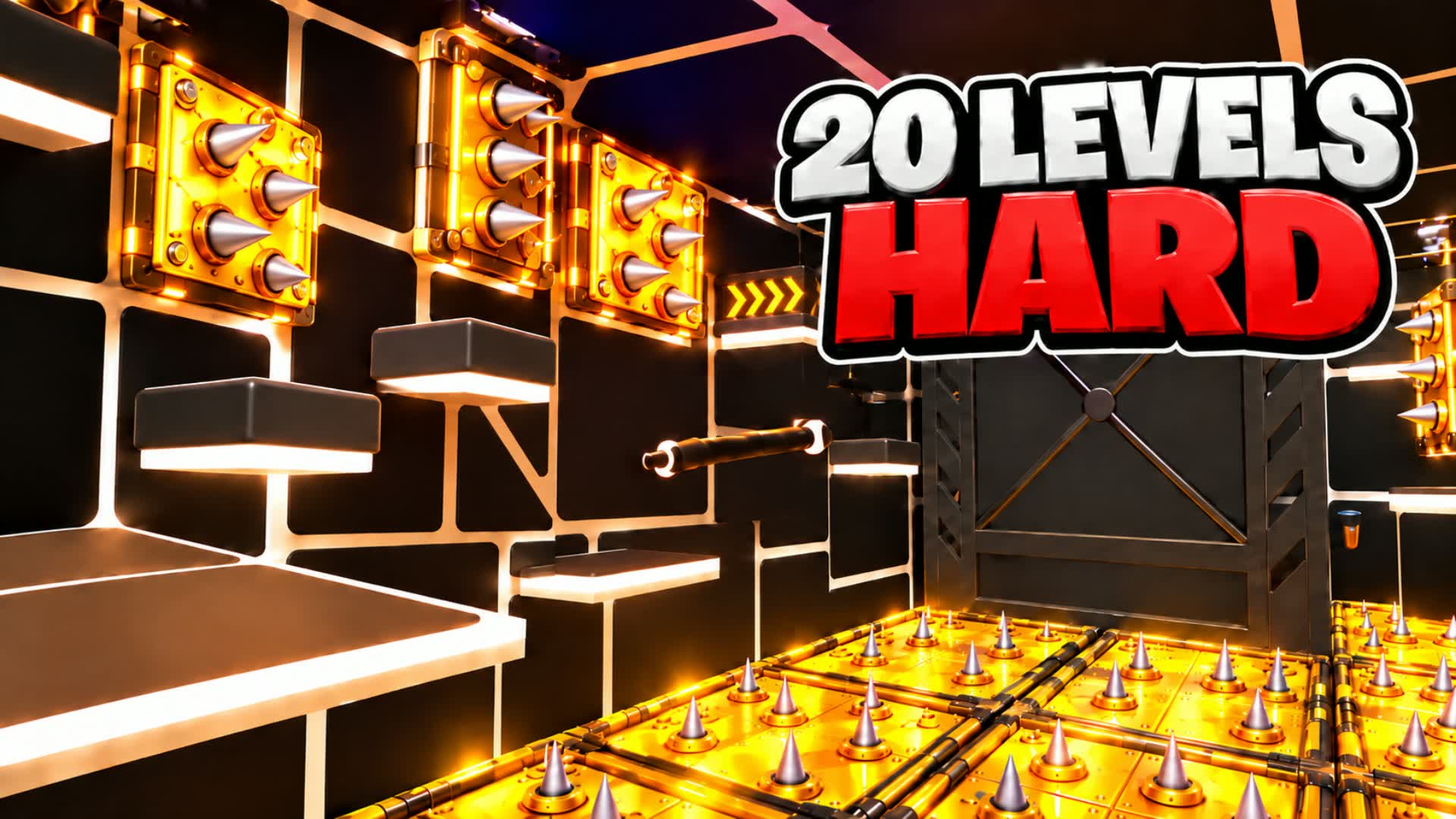 HARD PARKOUR DEATHRUN +20 HARD LEVELS β Fortnite Creative map