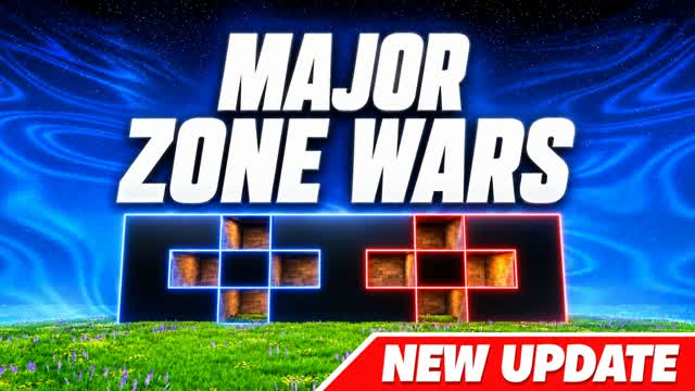 MAJOR ZONE WARS (1V1 TO 4V4) — Fortnite Creative map cover art