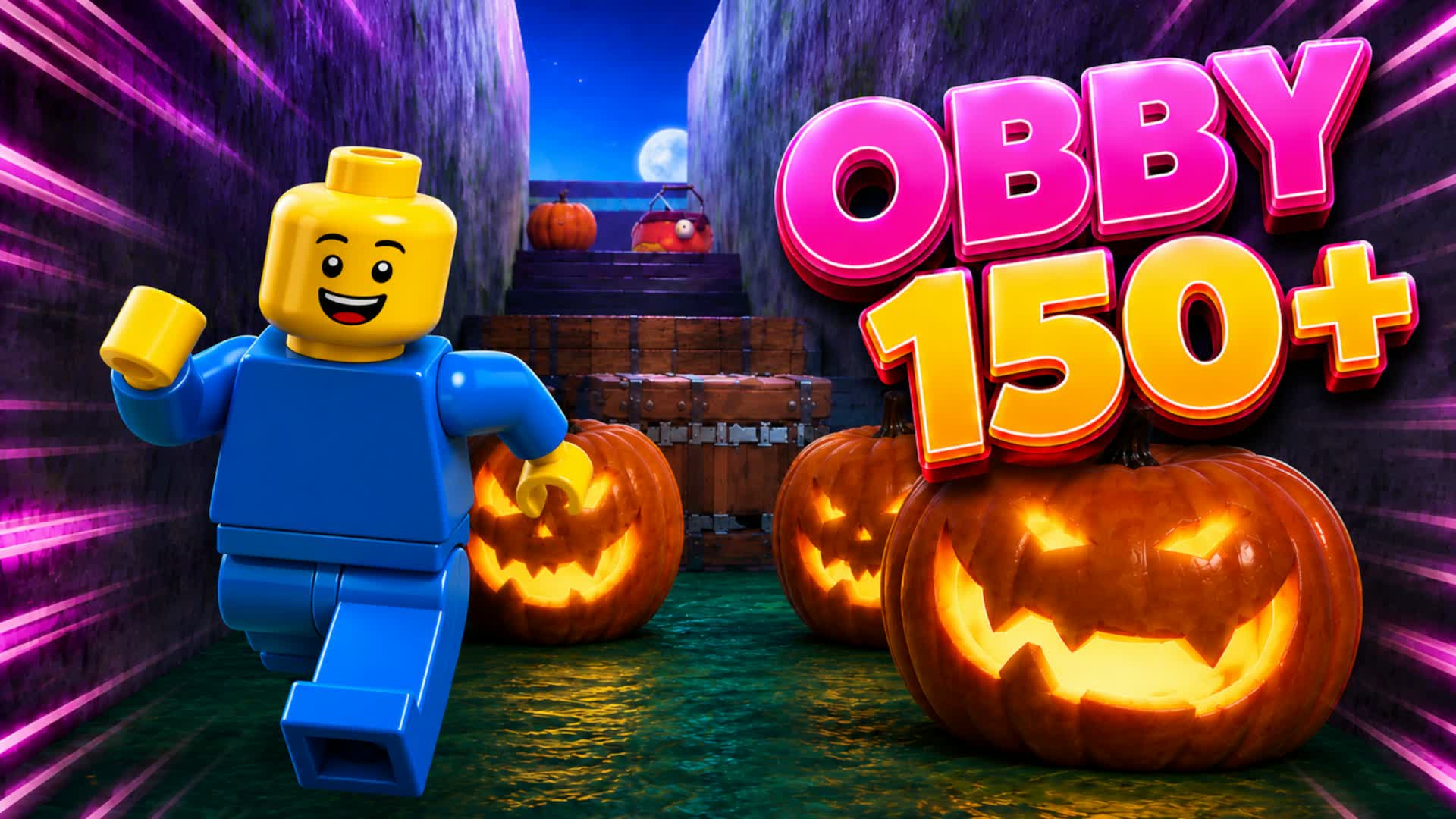 OBBY 150+ — Fortnite Creative map