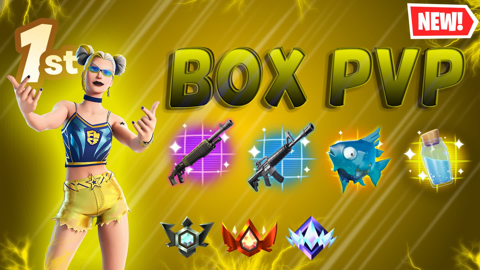 BOX FIGHT FFA — Fortnite Creative map