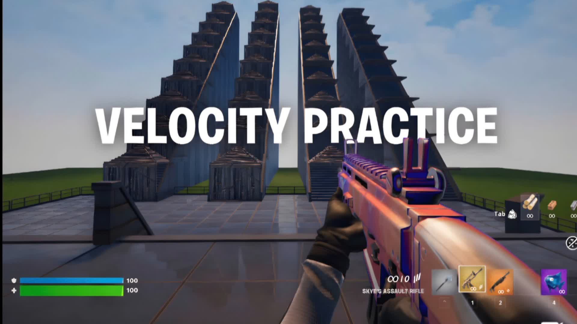 Velocity practice — Fortnite Creative map