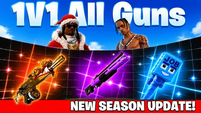 SPECIAL 1v1 all Guns — Fortnite Creative map