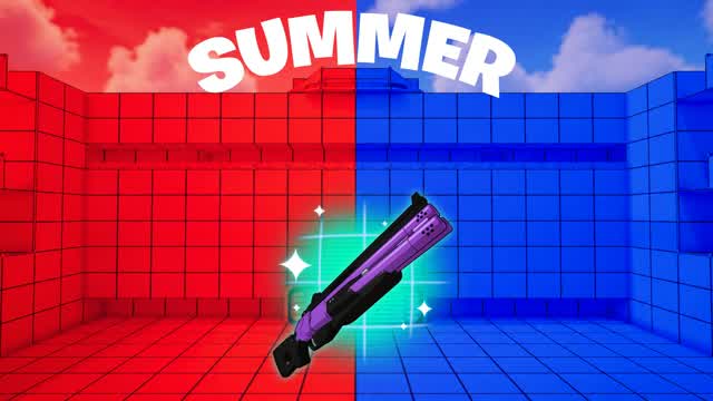 Ultimate Summer Red vs Blue🔴🔵 — Fortnite Creative map