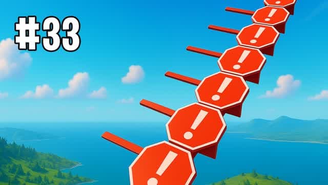 HARD PARKOUR #33 — Fortnite Creative map