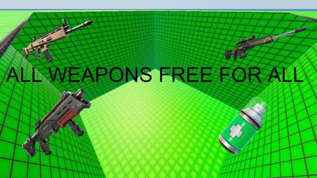 GREEN -FFA - FREE FOR ALL — Fortnite Creative map cover art