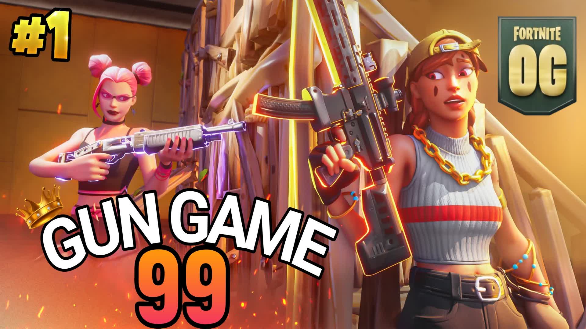 GUN GAME - حشر⭐ — Fortnite Creative map