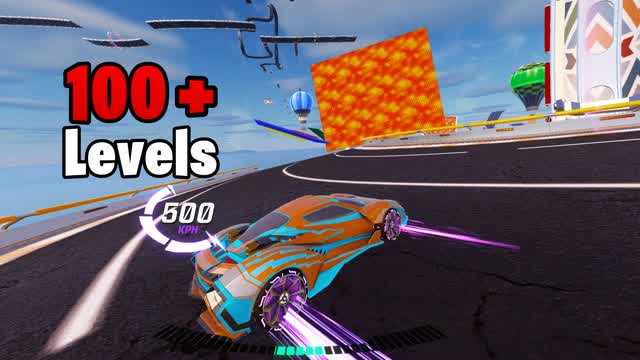Obby Parkour Car — Fortnite Creative map cover art