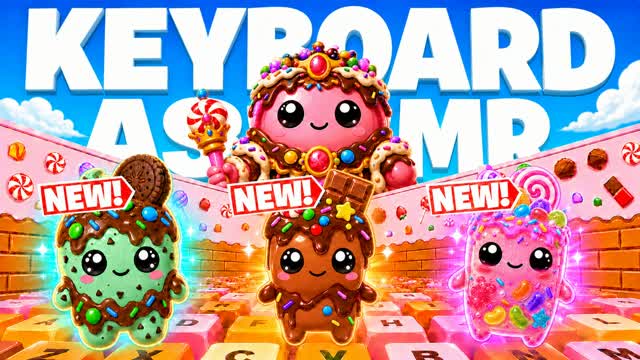 ASMR KEYBOARD-SPRITES & All Guns WERY — Fortnite Creative map
