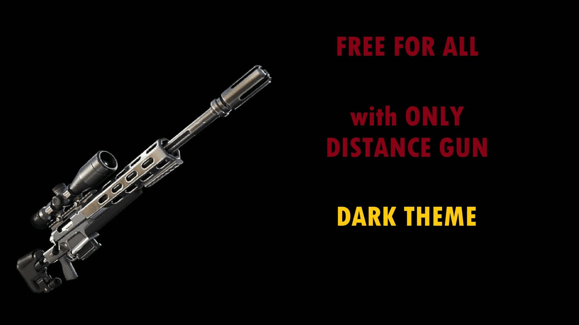 DARK FREE FOR ALL distance — Fortnite Creative map