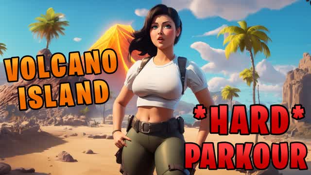 PARKOUR HARD MEGA RAMP ISLAND — Fortnite Creative map cover art