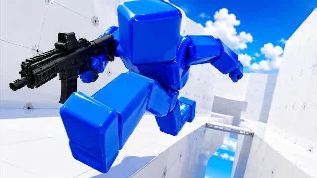 RED VS BLUE GRID FEVER 🔴🔵 — Fortnite Creative map