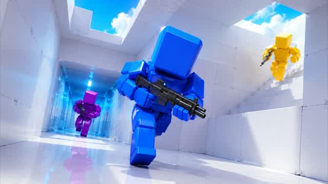 RED VS BLUE FOCUS BREAK 🔴🔵 — Fortnite Creative map cover art