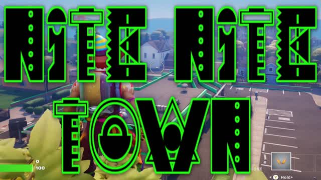 Nite Nite Town — Fortnite Creative map cover art