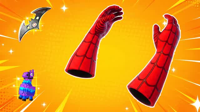 HYPER SPIDER-MAN RED VS BLUE 3 🔴🔵 — Fortnite Creative map cover art
