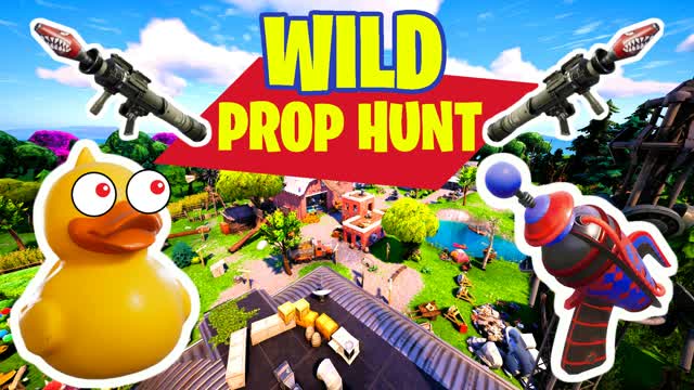 WILD PROP HUNT 💥 — Fortnite Creative map cover art