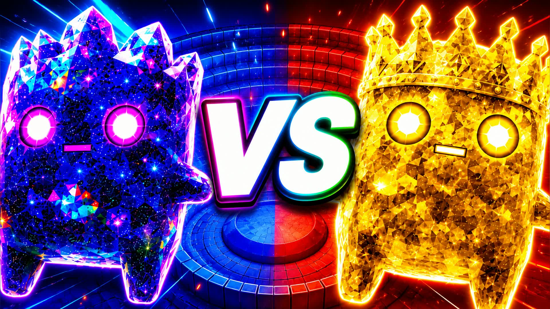RED VS BLUE THUNDER EDGE 🔴🔵 — Fortnite Creative map
