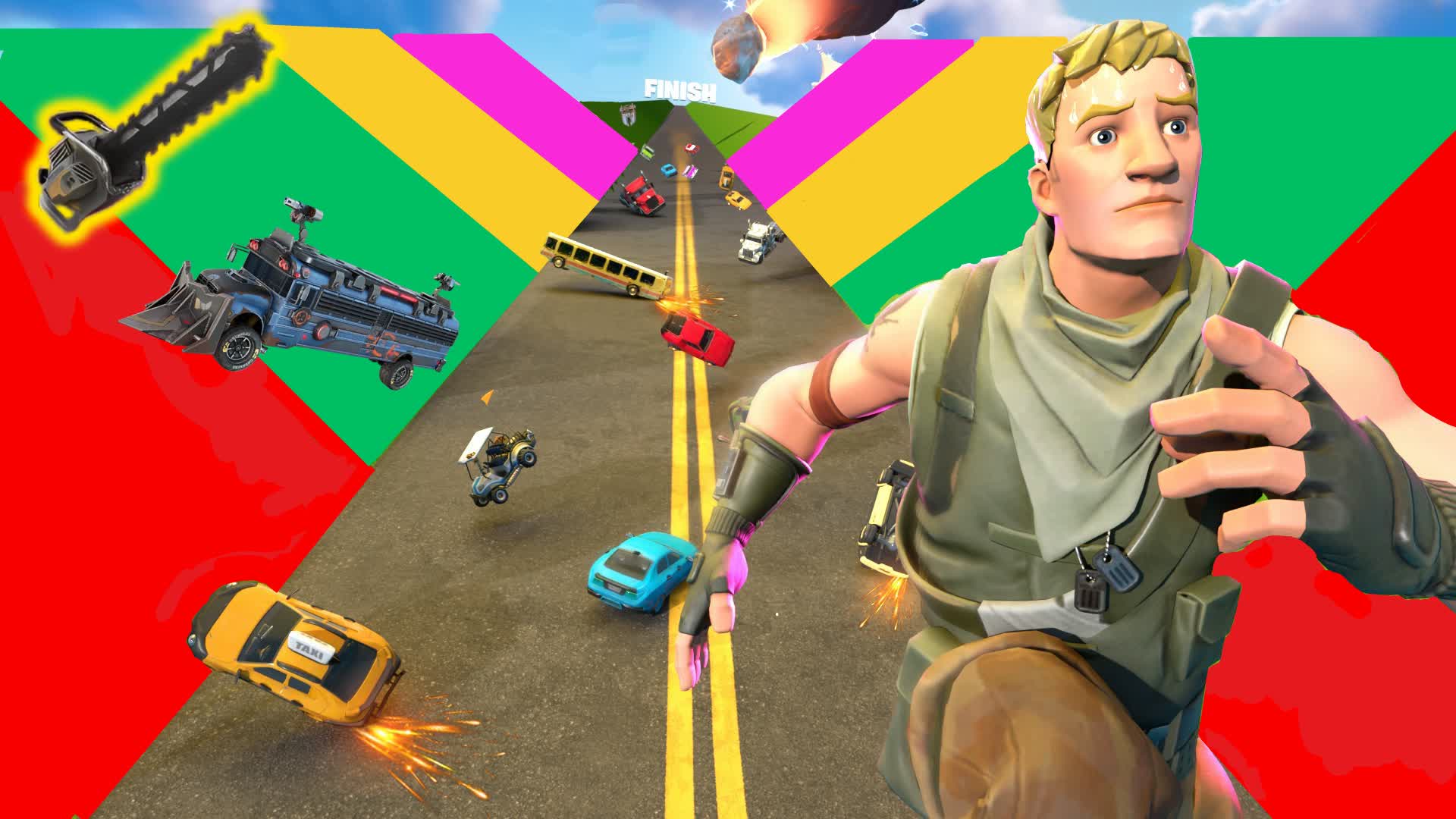 MEGA RAMP SURVIVAL — Fortnite Creative map