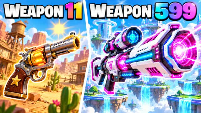 MEGA FUN GUN GAME — Fortnite Creative map