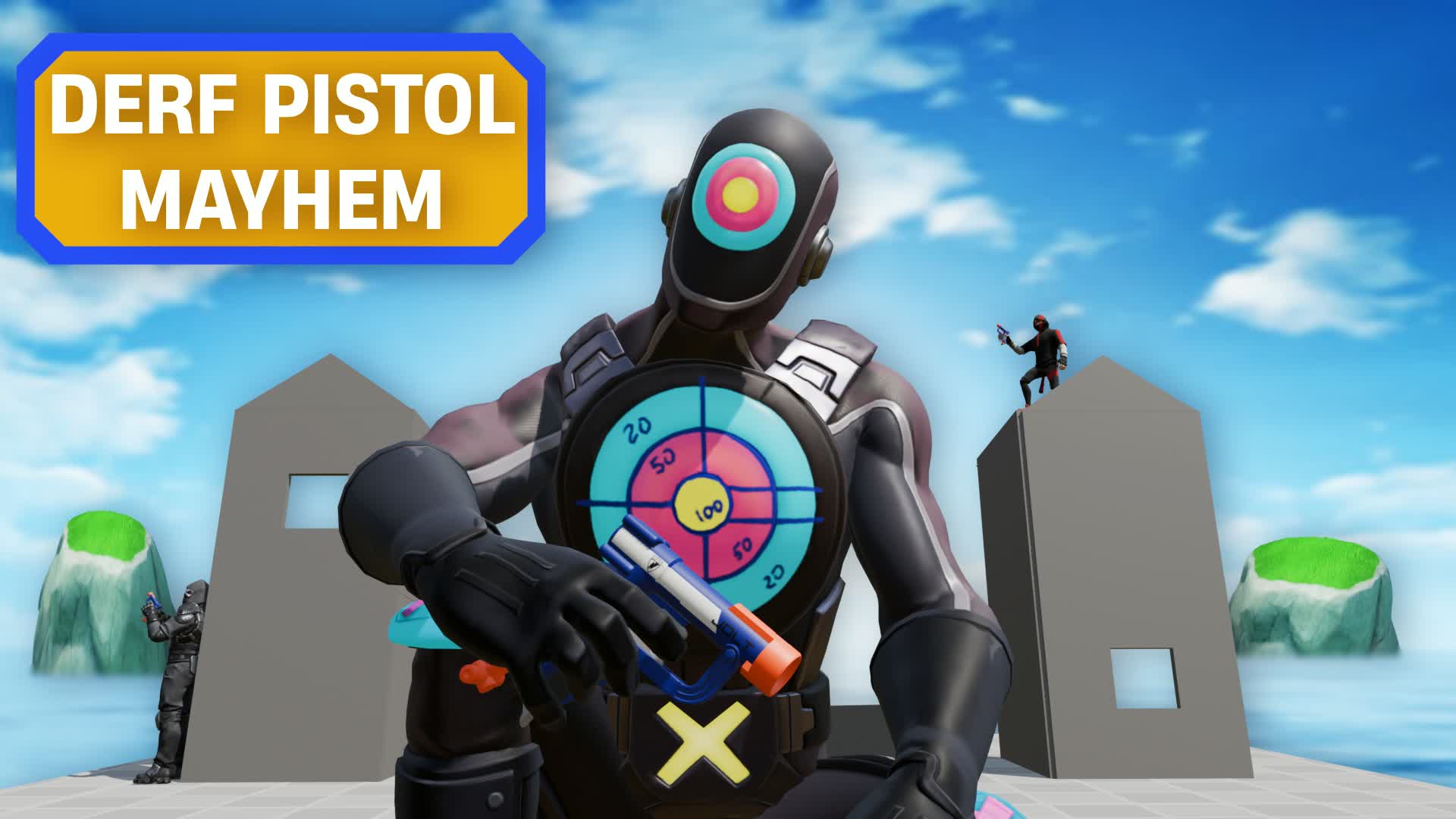 DEF PISTOL MAYHEM — Fortnite Creative map