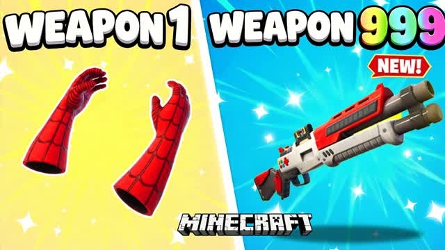 MC SPIDER GUN GAME 🎯 — Fortnite Creative map cover art