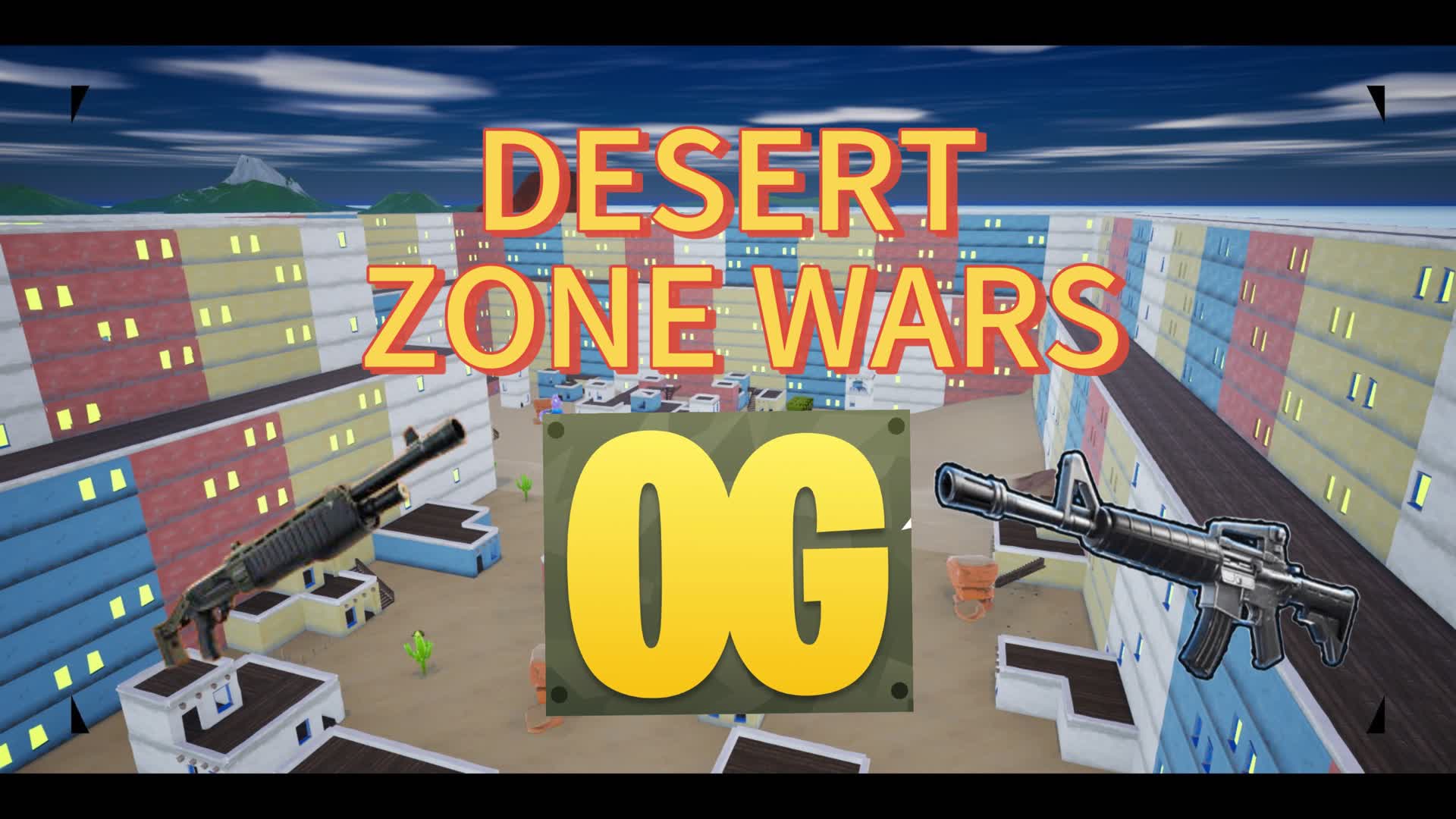 DESERT ZONE WARS// سكرمز الصحراء — Fortnite Creative map