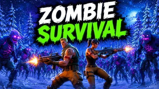 Zombie Survival — Fortnite Creative map cover art