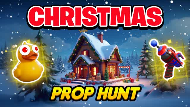 CHRISTMAS HOUSE PROP HUNT 🎄 WINTER — Fortnite Creative map