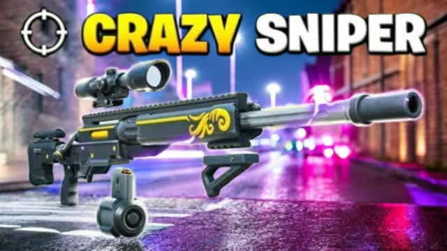 CRAZY DRIVING SNIPER 🎯 — Fortnite Creative map