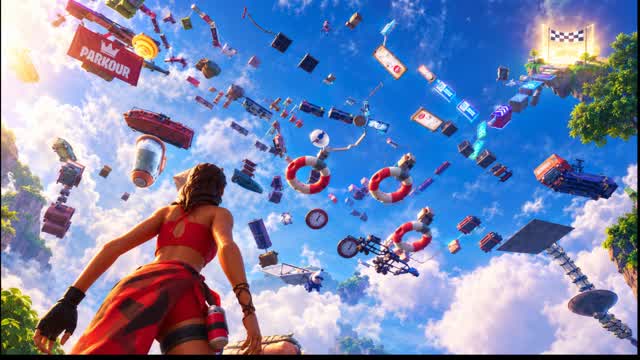 🧗‍♂️🏆Parkour to the Top باركور — Fortnite Creative map