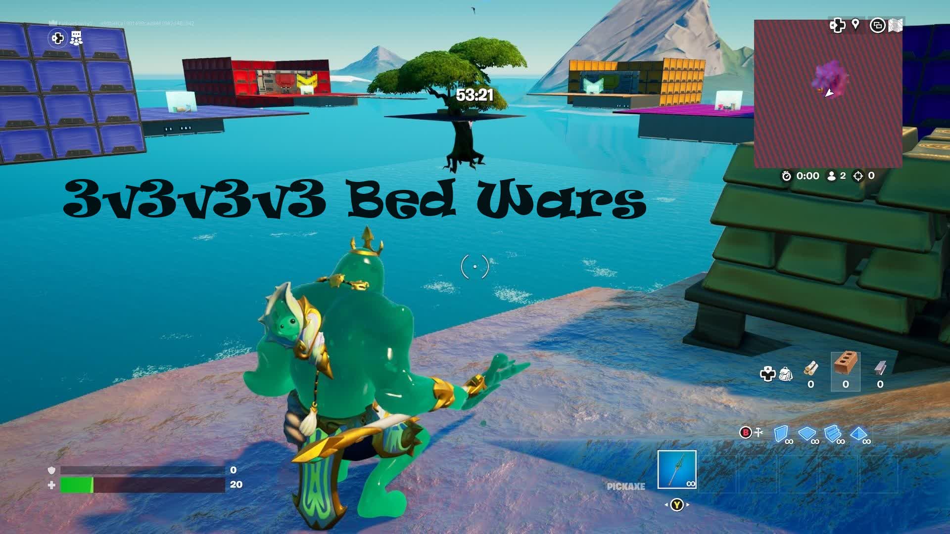 3v3v3v3 Bed Wars — Fortnite Creative map