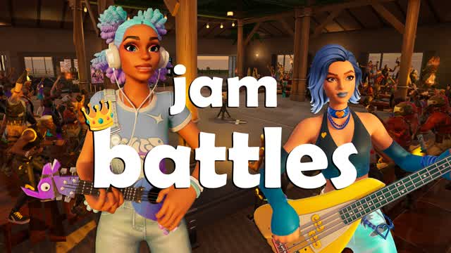 Jam Battles — Fortnite Creative map cover art