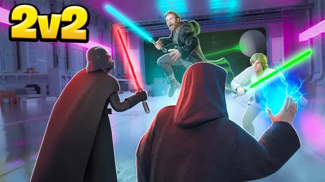 STAR WARS 2V2 ZONE WARS — Fortnite Creative map cover art