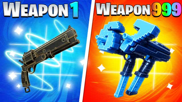 LEGENDARY 👑 GUN GAME ⭐ ONE SHOT 🎯 — Fortnite Creative map