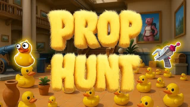 PROP HUNT: BANK — Fortnite Creative map cover art