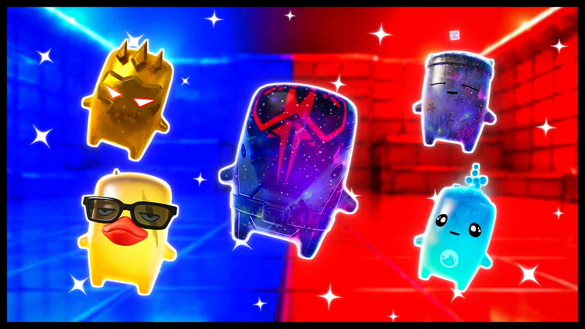 BLUE VS RED FLASHFROST 🔵🔴 — Fortnite Creative map