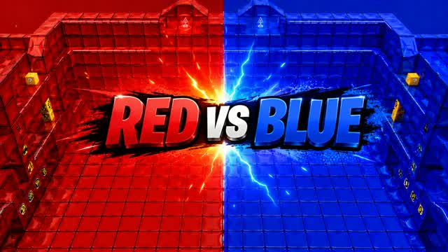 RED VS BLUE SPEEDY🔴🔵 — Fortnite Creative map cover art