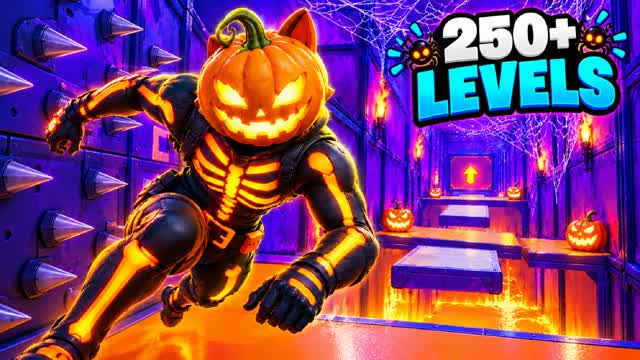 🎃 HALLOWEEN DEATHRUN — Fortnite Creative map