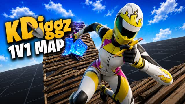 KDIGGZ 1v1 Build Fights (200 Pumps) — Fortnite Creative map cover art