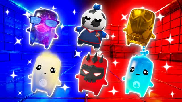 RED VS BLUE POWER FLARE 🔴🔵 — Fortnite Creative map