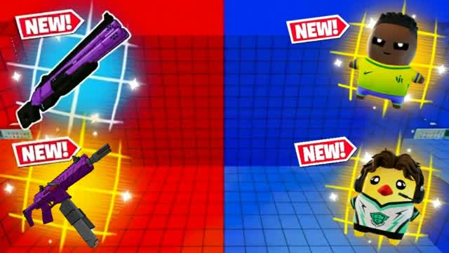 RED VS BLUE BLUCCI SUSY PRIME — Fortnite Creative map